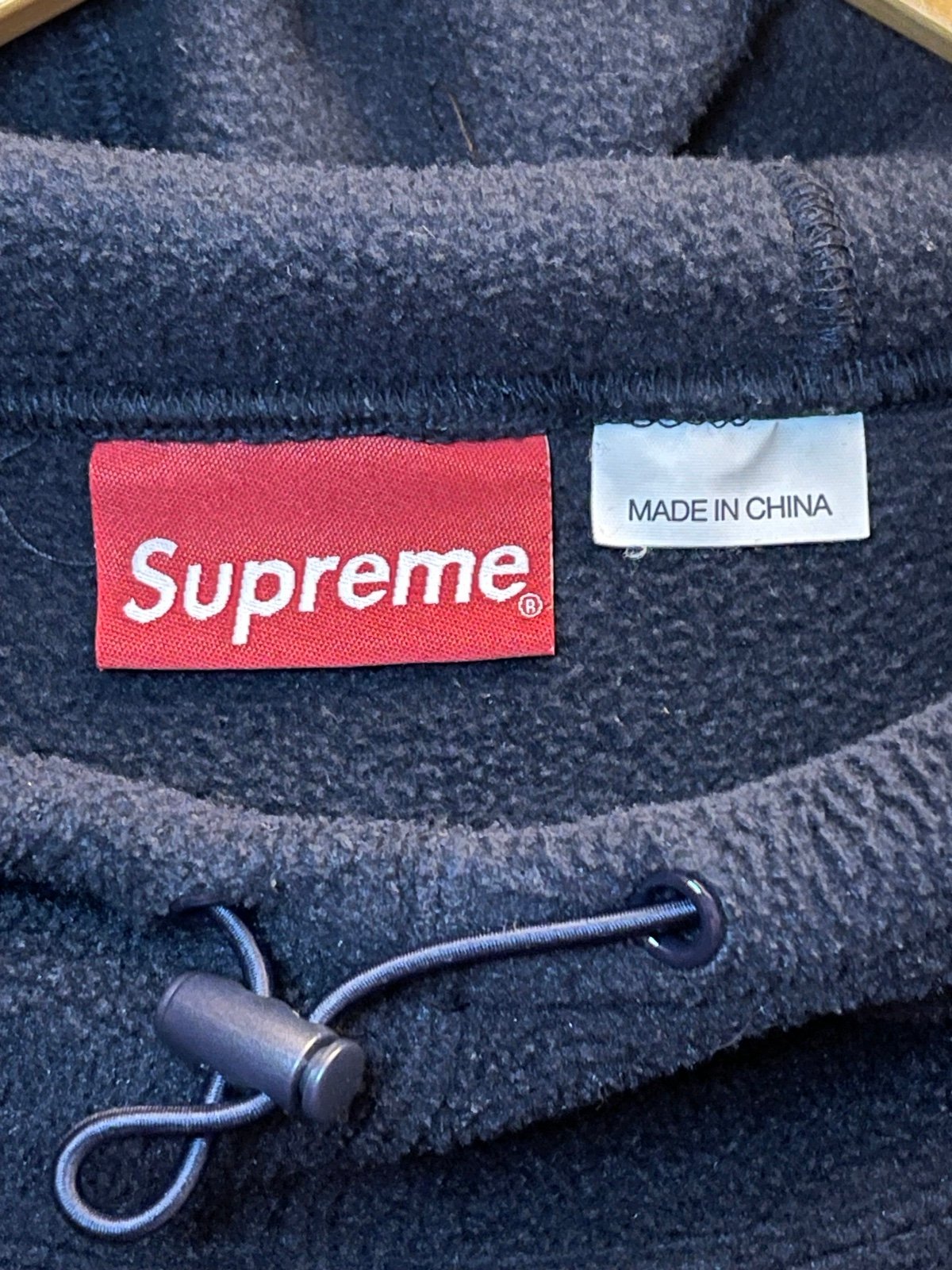 Supreme Fleece Hoodie Sz XL Kith Stussy