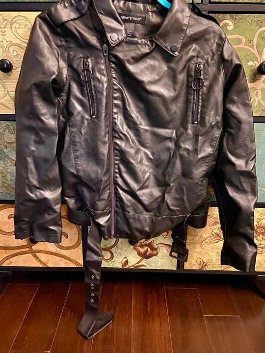 Leather Jacket - Ashley Stewart