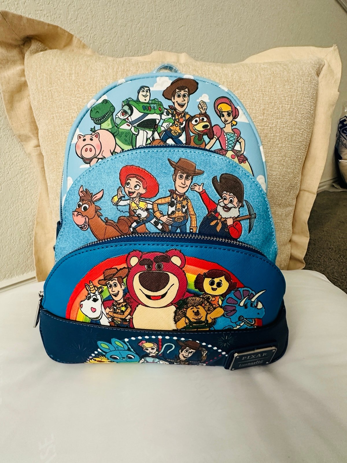 Loungefly Toy Story Movie Colab Triple Pocket backpack