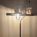 64 H Rustic Lantern Floor Lamps for Living Room with Hanging Lampshade Elegant
