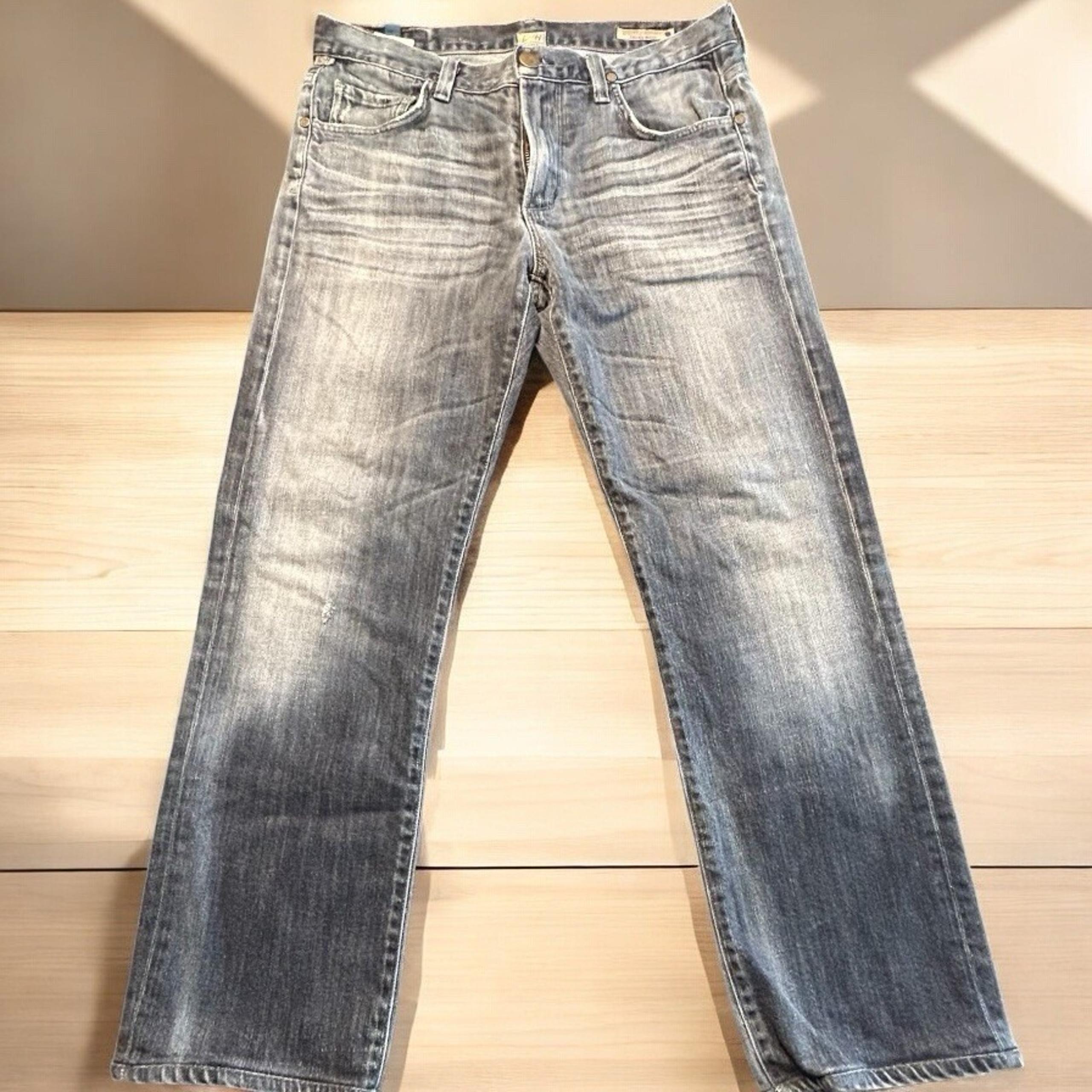 Citizens of Humanity SID Jeans 32x29 Blue Made in USA Relaxed Straight 32528