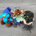 2005 Mattel Disney Cinderella Fairytale Favorites Friends Plush Clip Set NEW