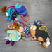 2005 Mattel Disney Cinderella Fairytale Favorites Friends Plush Clip Set NEW