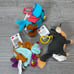 2005 Mattel Disney Cinderella Fairytale Favorites Friends Plush Clip Set NEW