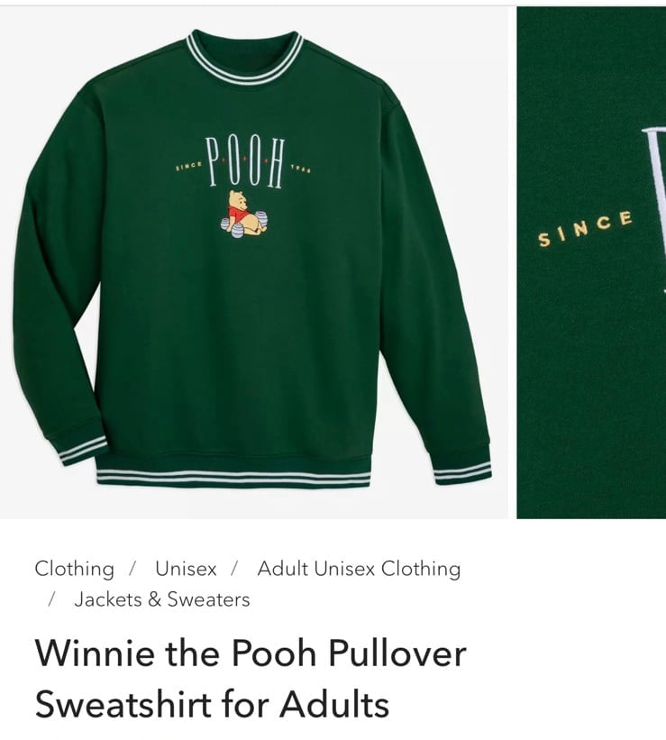 Pooh sweatshirt disney