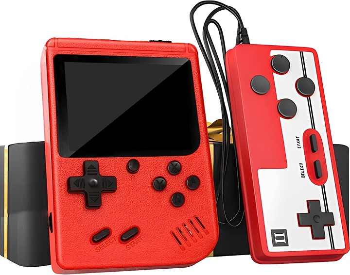 Retro Handheld Game Console w/ 400 Handheld Classic Games, 3 inch LCD Screen