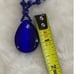 LAZULI NECKLACE (REAL HEALING ROCK) 925 STERLING SILVER