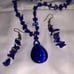LAZULI NECKLACE (REAL HEALING ROCK) 925 STERLING SILVER