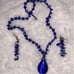 LAZULI NECKLACE (REAL HEALING ROCK) 925 STERLING SILVER