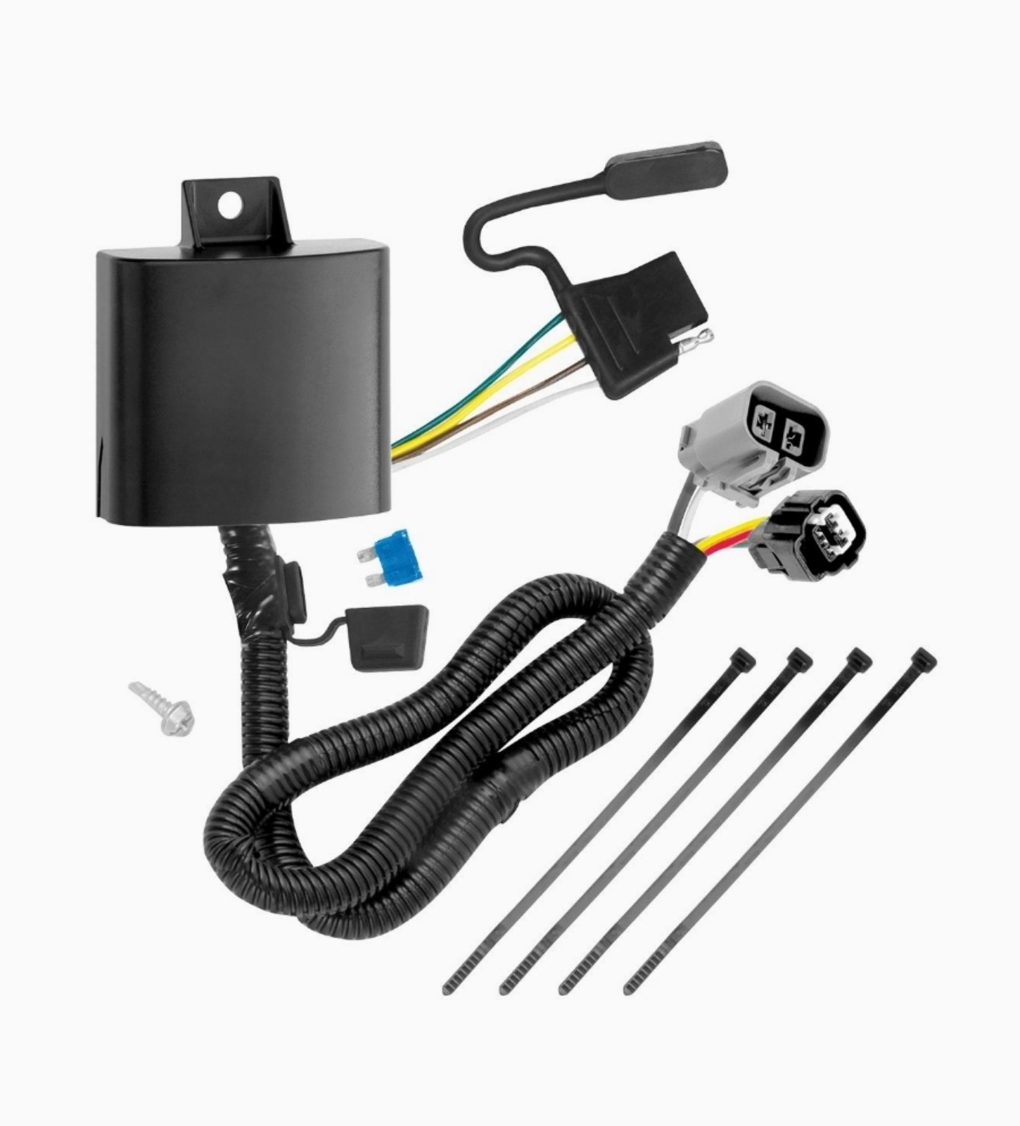 Tekonsha Tow Harness, 4-Way Flat, Compatible with Select Hyundai Santa Fe, Santa