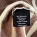 Line & Dot Turtleneck Sweater in Brown And Cream Stripe Size Small - NWT