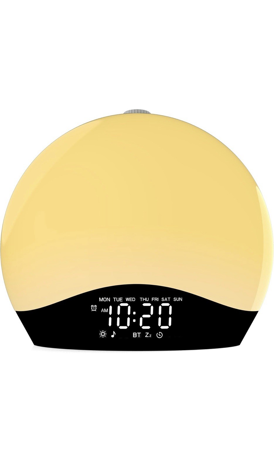 Jall wake up light sunrise alarm clock for kids, Heavy Sleepers, White Noise