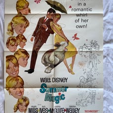 Summer Magic original movie Poster 27x41 Haley Mills 1960s Disney