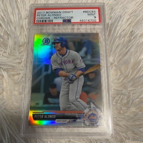 Pete Alonso Bowman Chrome - Refractor Rookie PSA 9