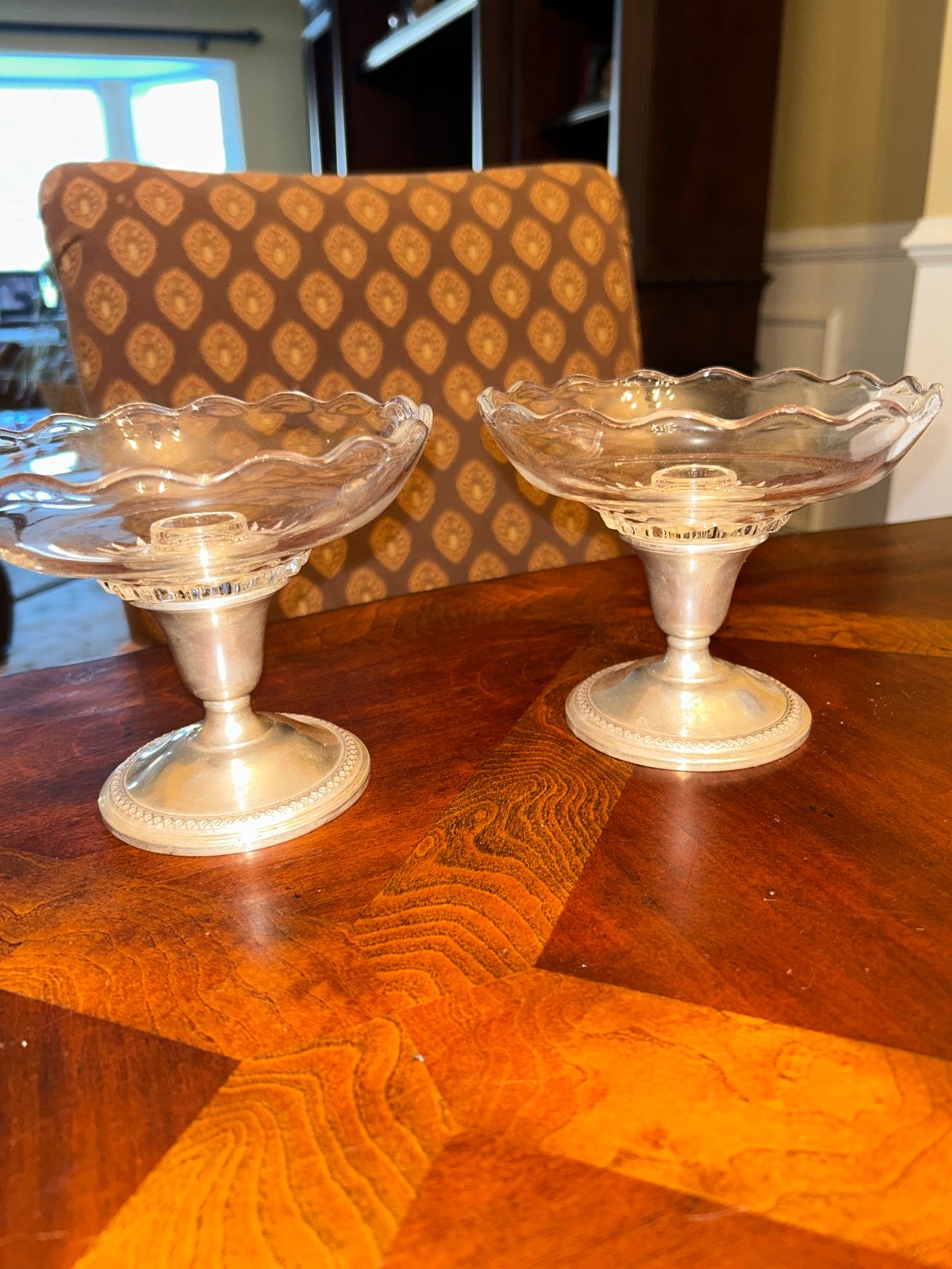 Rogers Sterling candle holders