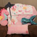 Mermaid quilt, shams, and pillow set
