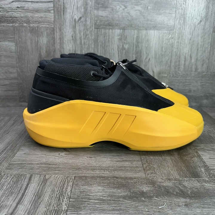 Adidas Crazy IIInfinity Men's size 12.5 Yellow Black Basketball Shoes