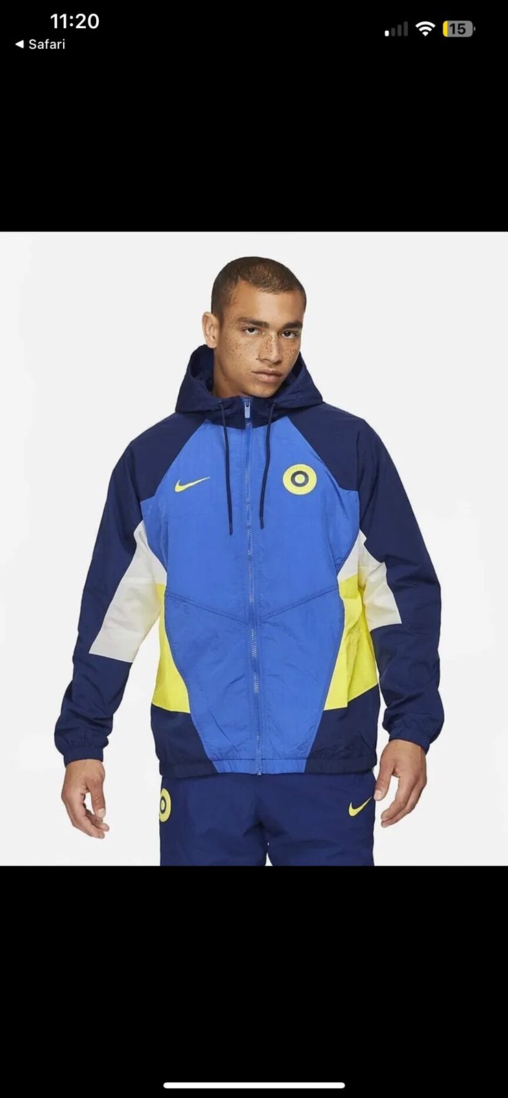 Nike FC Chelsea Soccer Limited Edition Loose Windrunner Jacket XL