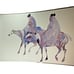 Carol Grigg Print The Guardians Large 1986 Gango Gallery Portland Oregon 25.5x3
