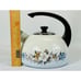 Vintage Johann Haviland Crowning Enamelware Whistling Teapot