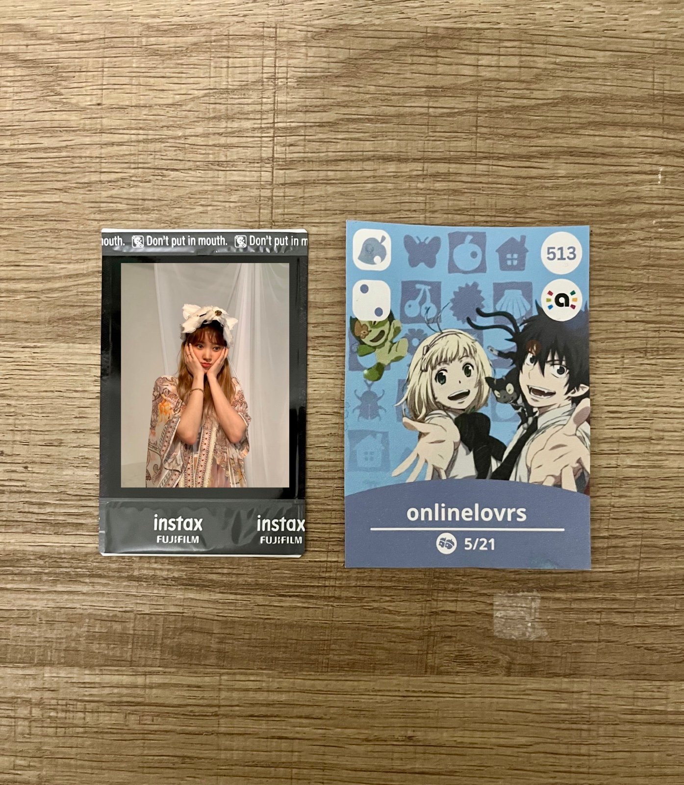 weki meki signed sei polaroid
