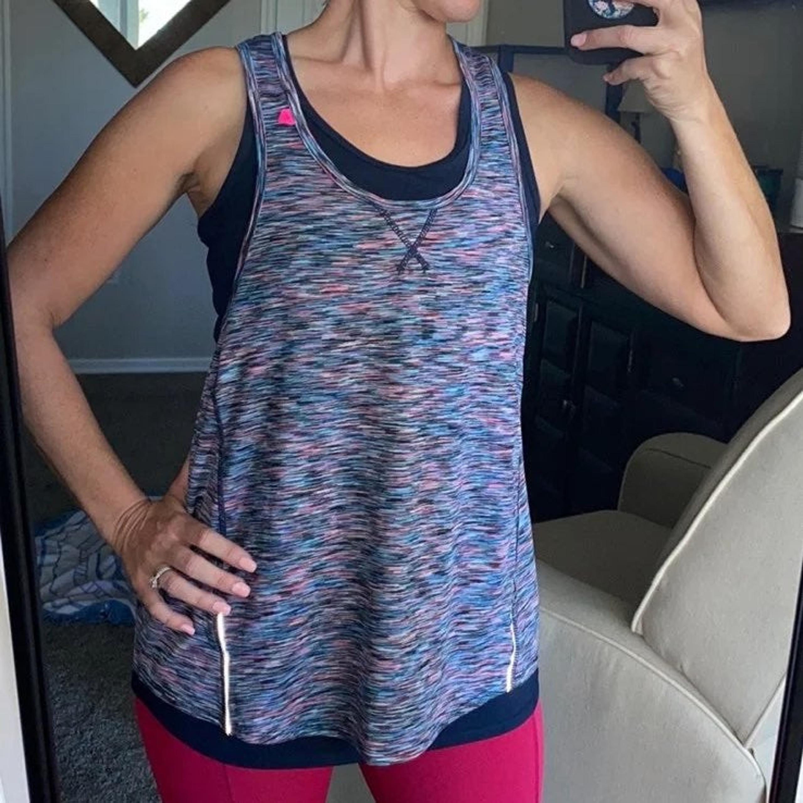 NWOT Tangerine double layer athetic tank
