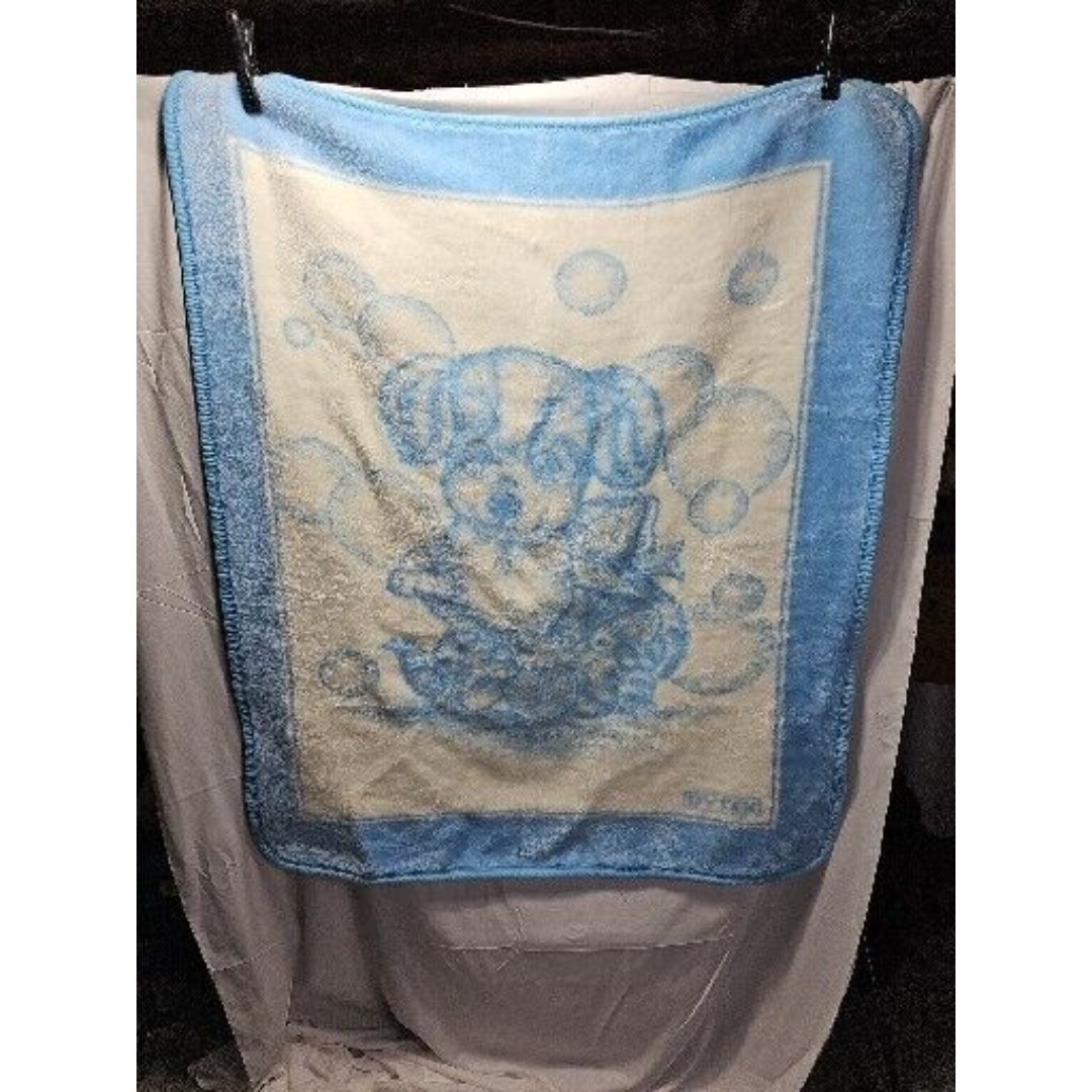 Baby Blanket Very Cute & Soft Puppy & Kitty & Bubbles 41 × 48