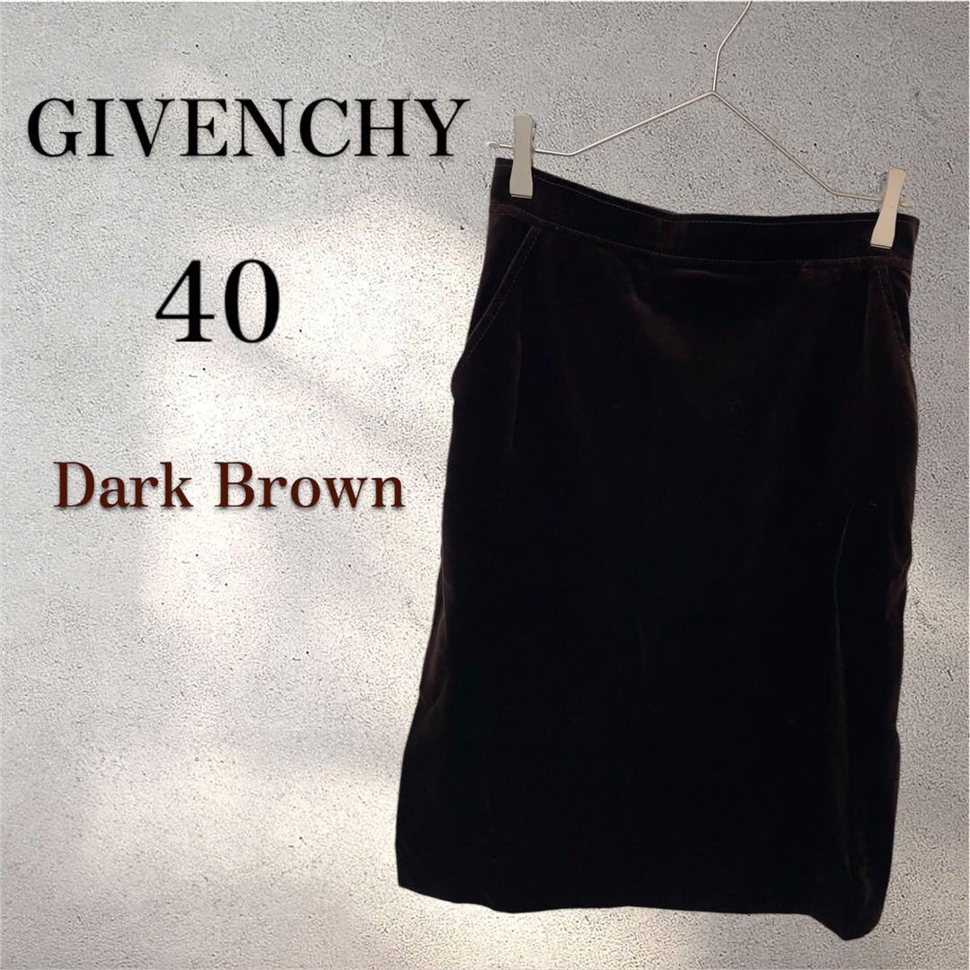 GIVENCHY Fall/Winter Suede Mid-Length Skirt Size 40
