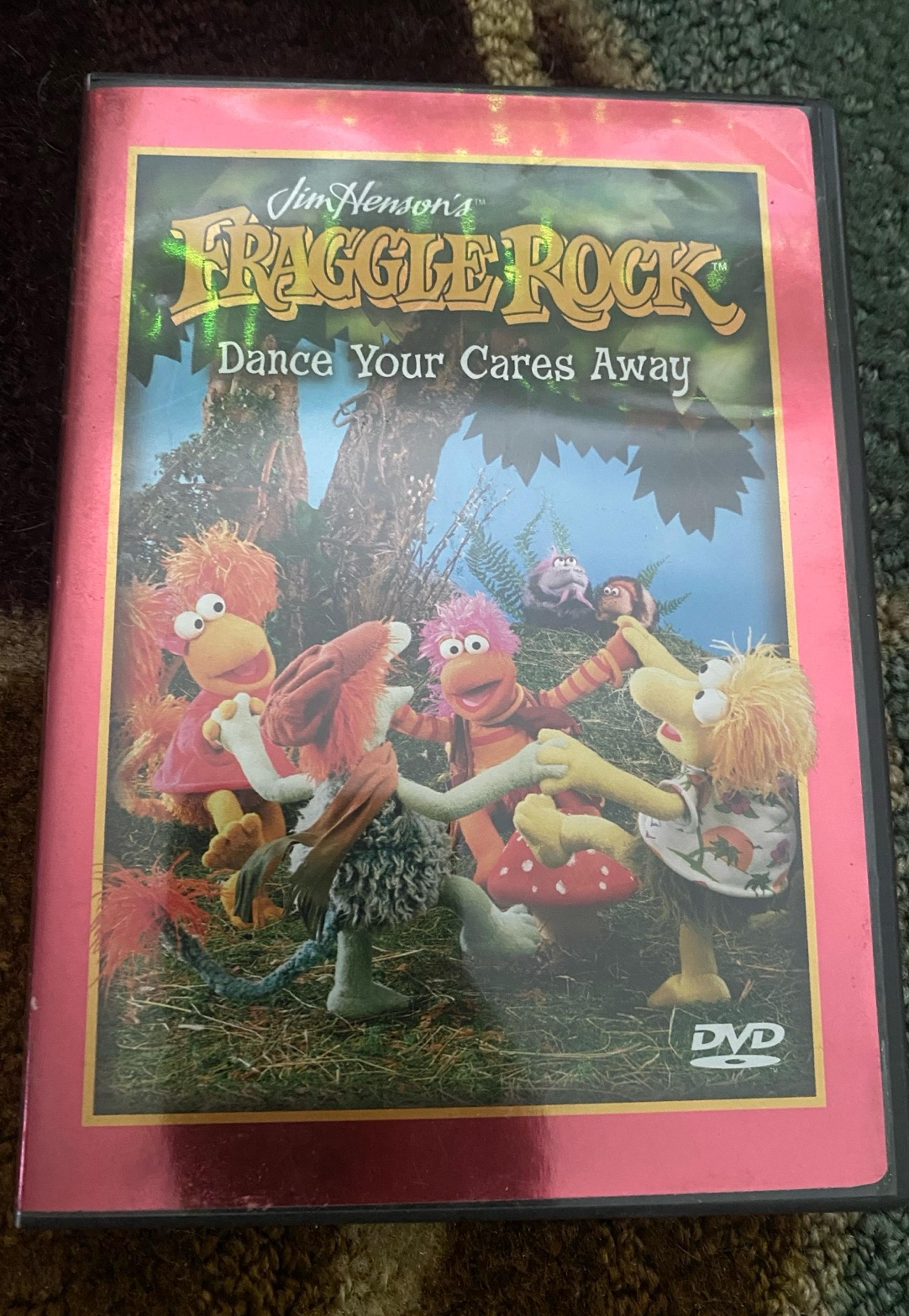 Fraggle Rock Dance Your Cares Away DVD Rare
