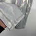 NEW ZYIA Metallic Silver Camo Pocket Light n Tight High Rise Capri Leggings 8-10