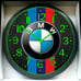 BMW M5 M3 Garage Shop Glow In The Dark Wall Clock New!