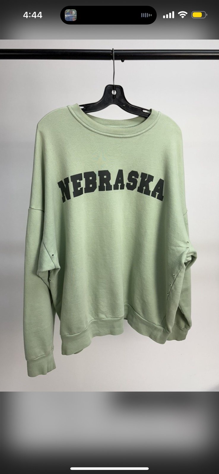 Raf Simons redux Nebraska crewneck