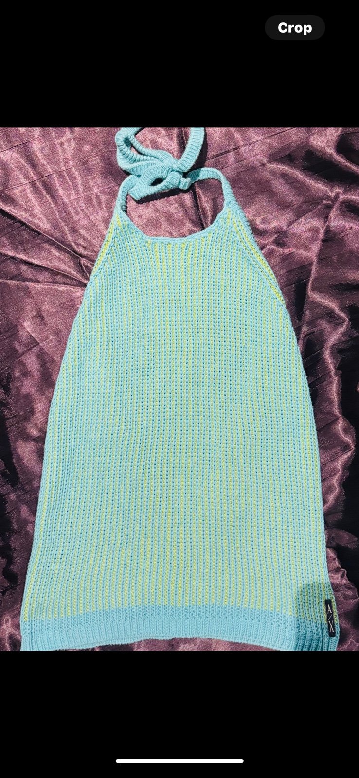 Armani Exchange halter top