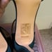 Chelsea Crew Blondie green velvet heels