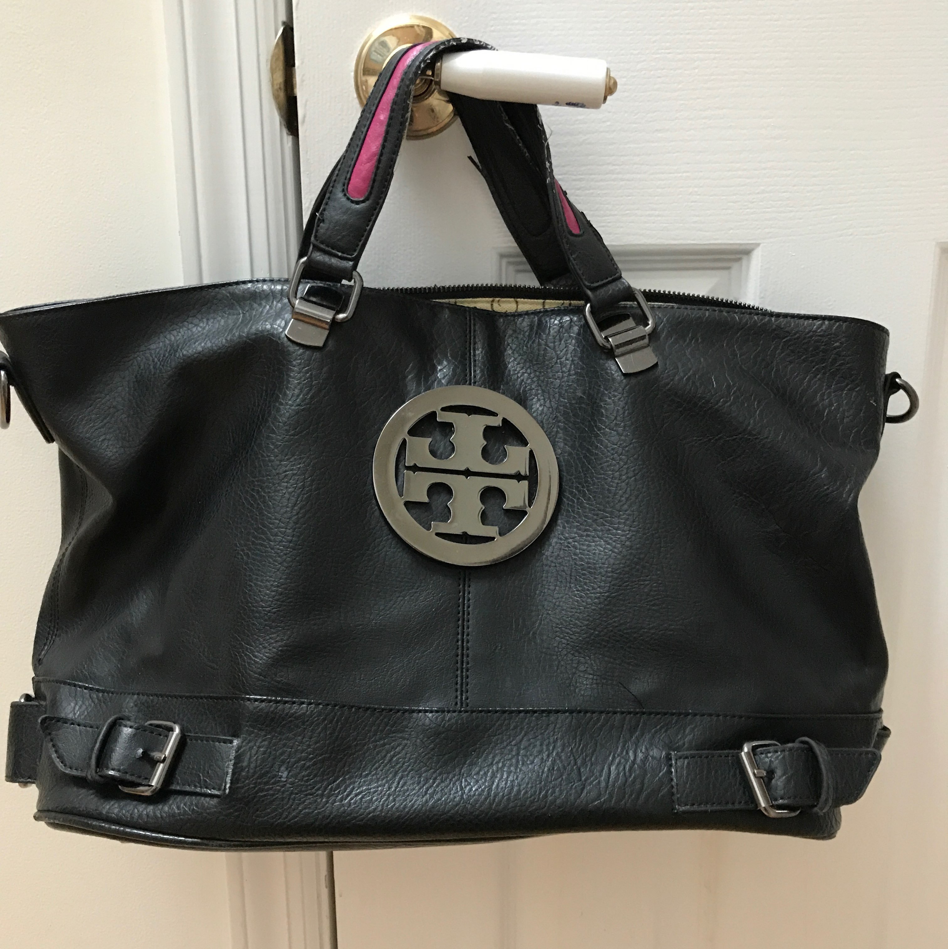 Black Leather Bag.