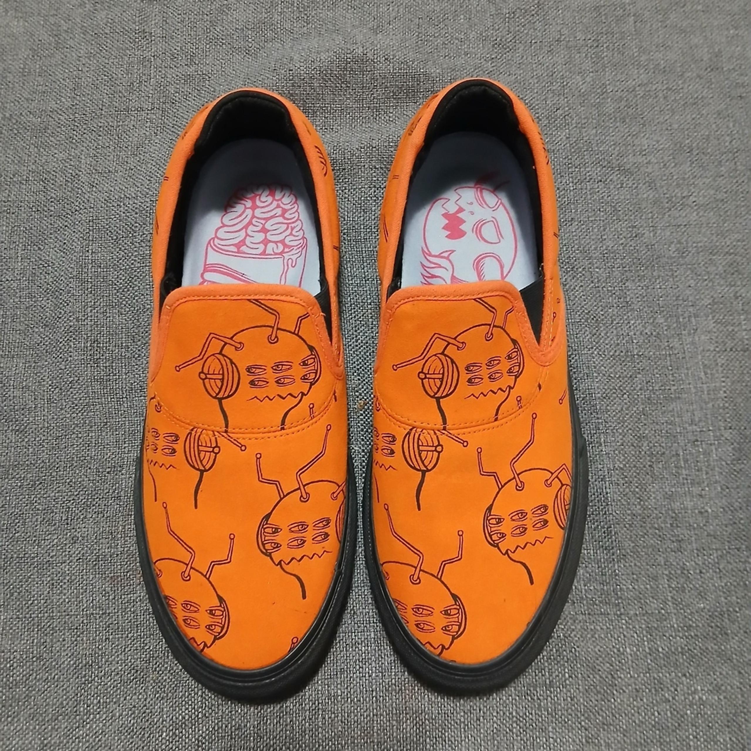 Emerica Men's Wino G6 Slip-on X Toy Machine Burnt Orange Shoes Size 10 NWOT