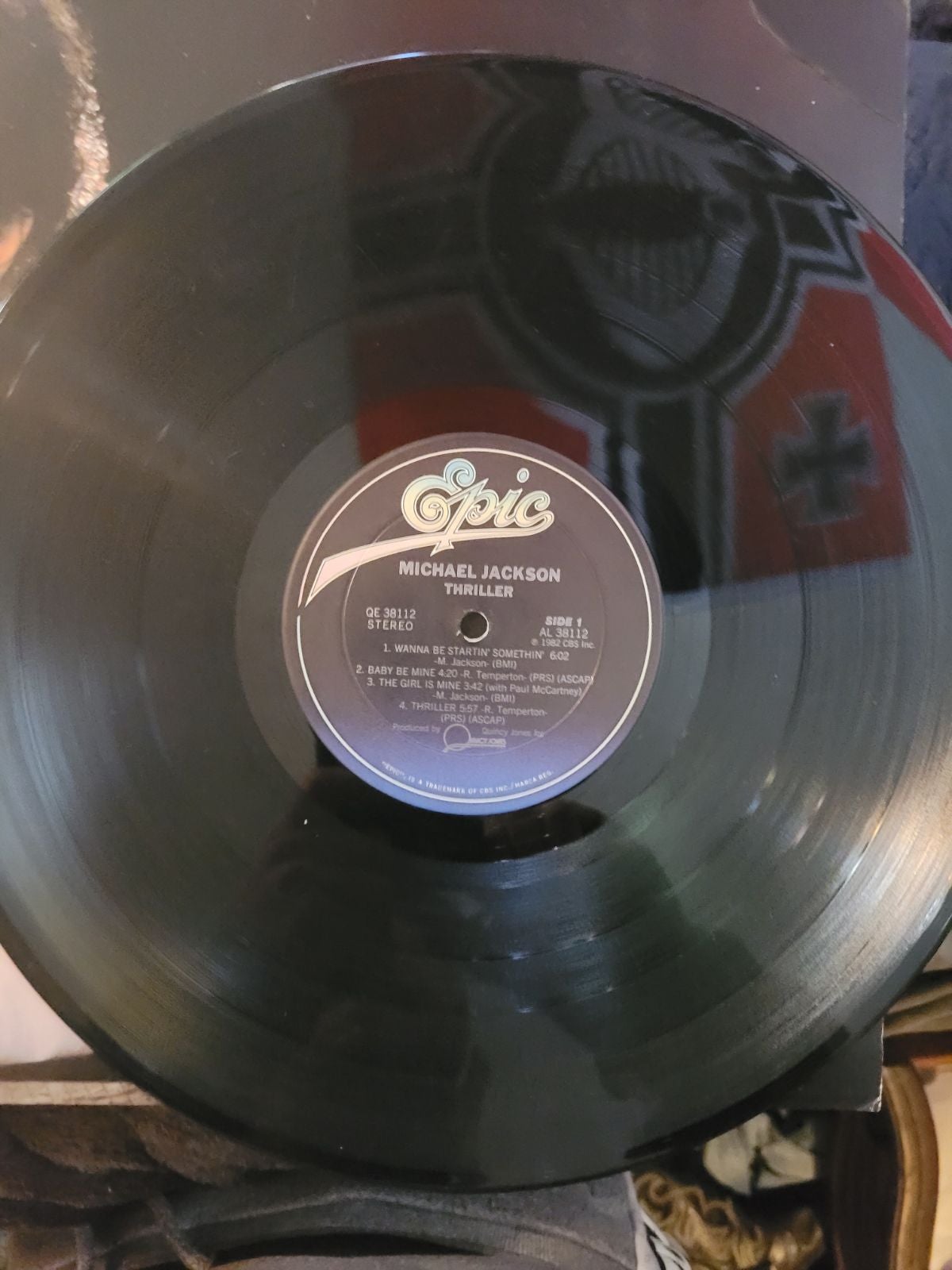 Rare!!!! Michael Jackson thriller album. Original print..Original album art with