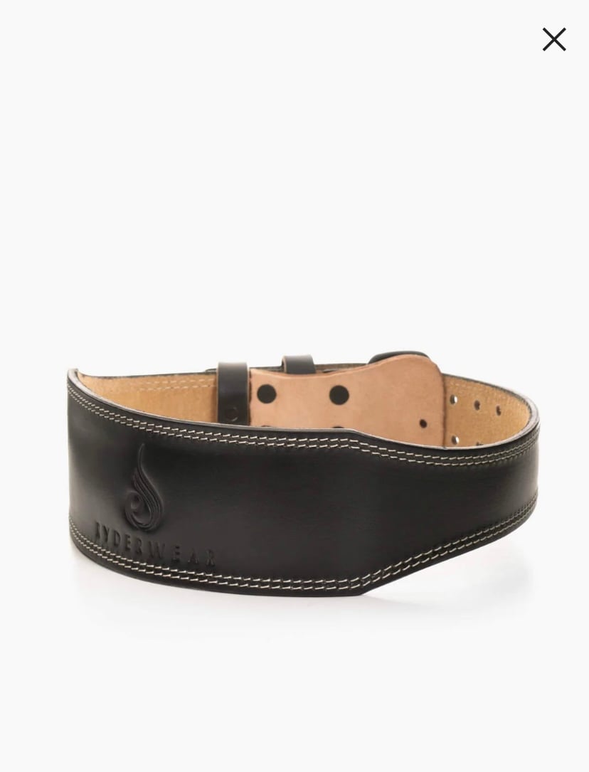 Ryderwear Heavy Duty Women Leather Lifting Belt Size S (Almost Brand New)