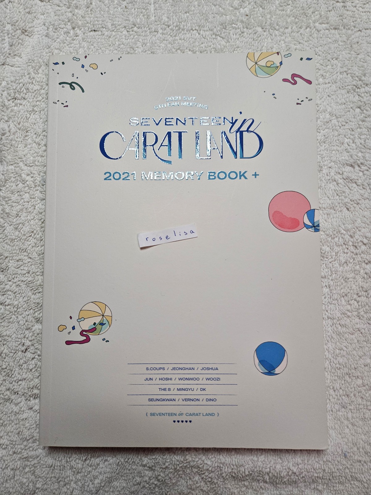 Seventeen in Carat Land 2021 Memory Book Photobook