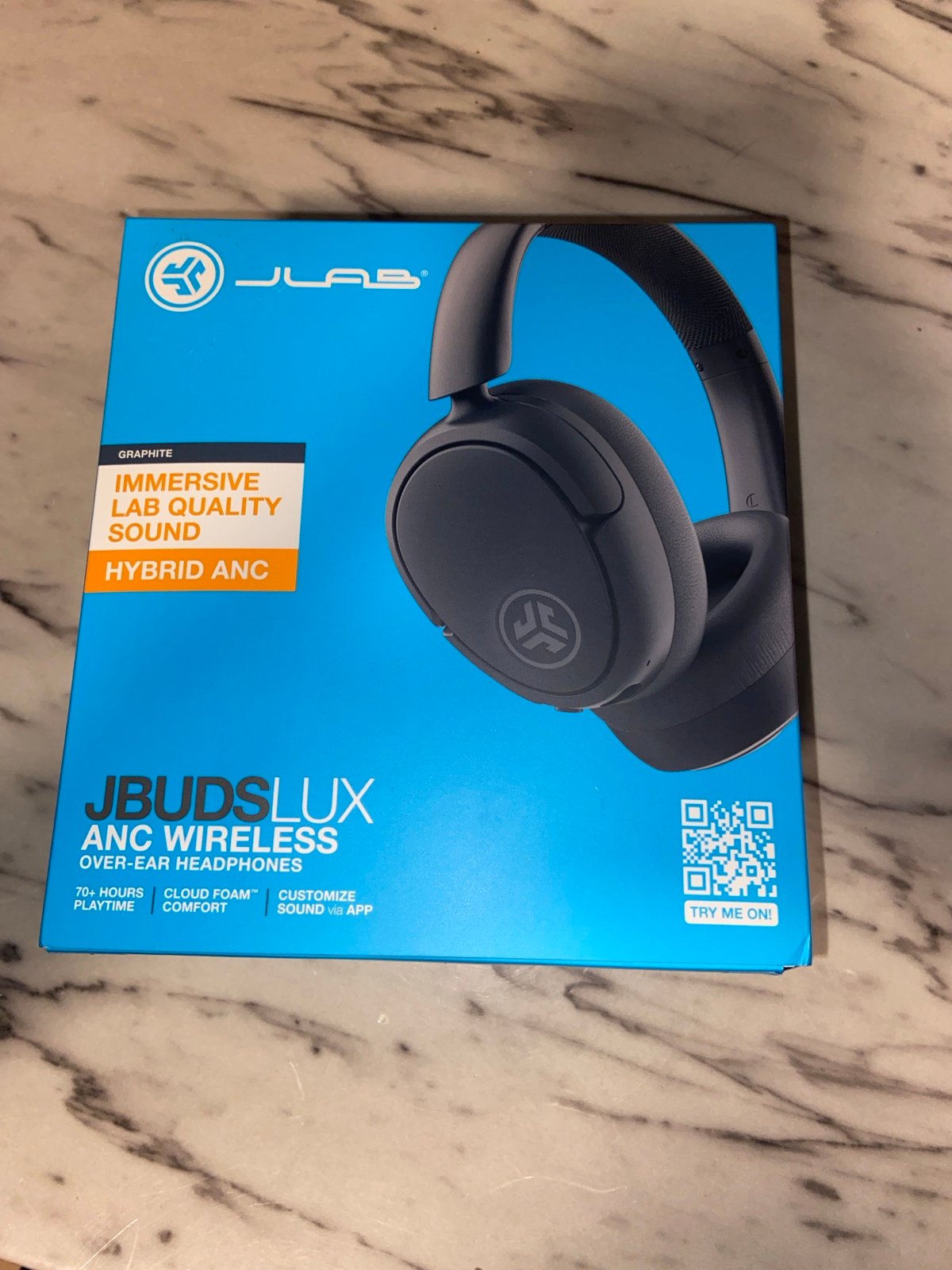 JBUDS LUX ANC WIRELESS over the ear headphones NIB.