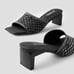 VIVAIA Square-Toe Block Heel Slide (Juliet) EU41 US9.5