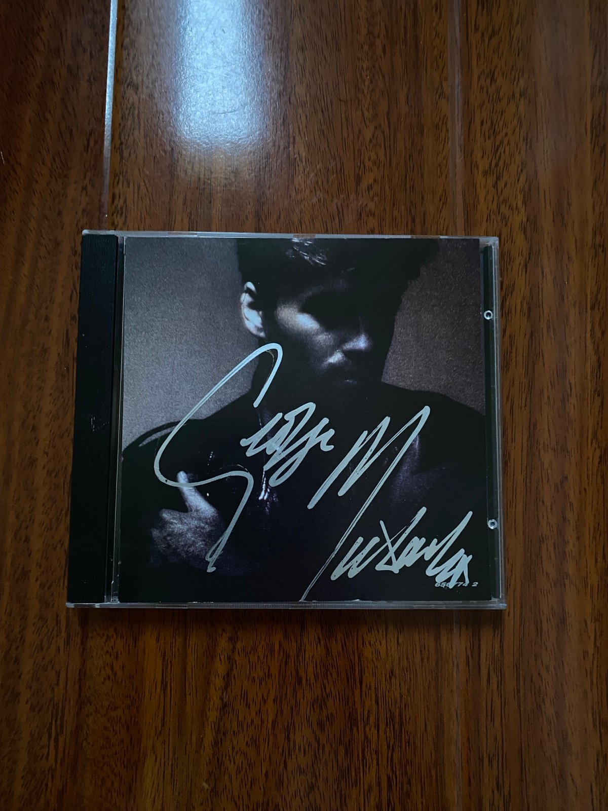 George Michael Cowboys & Angels CD Signed Autograph