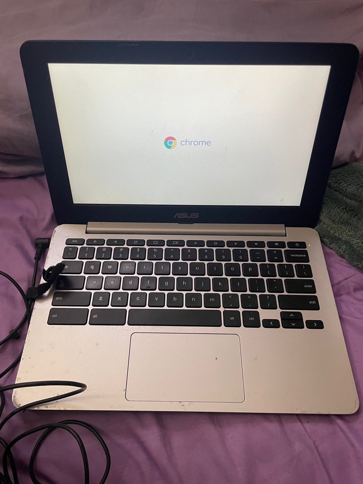 Chrome laptop computer