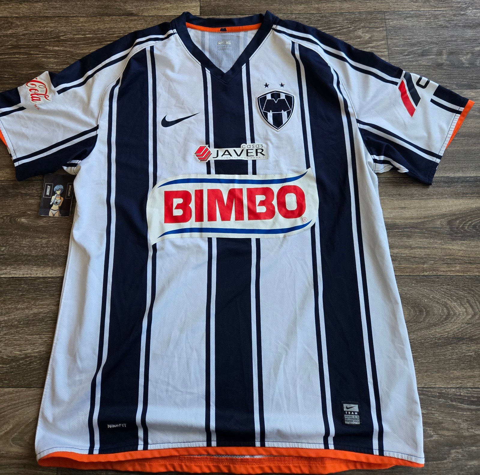 Nike Rayados de Monterrey 08/09 Home Futbol Soccer Jersey Mens Size XL
