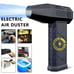 Compact Handheld Electric Air Duster, USB Rechargeable 18650 Series Lithium Batt