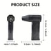 Compact Handheld Electric Air Duster, USB Rechargeable 18650 Series Lithium Batt