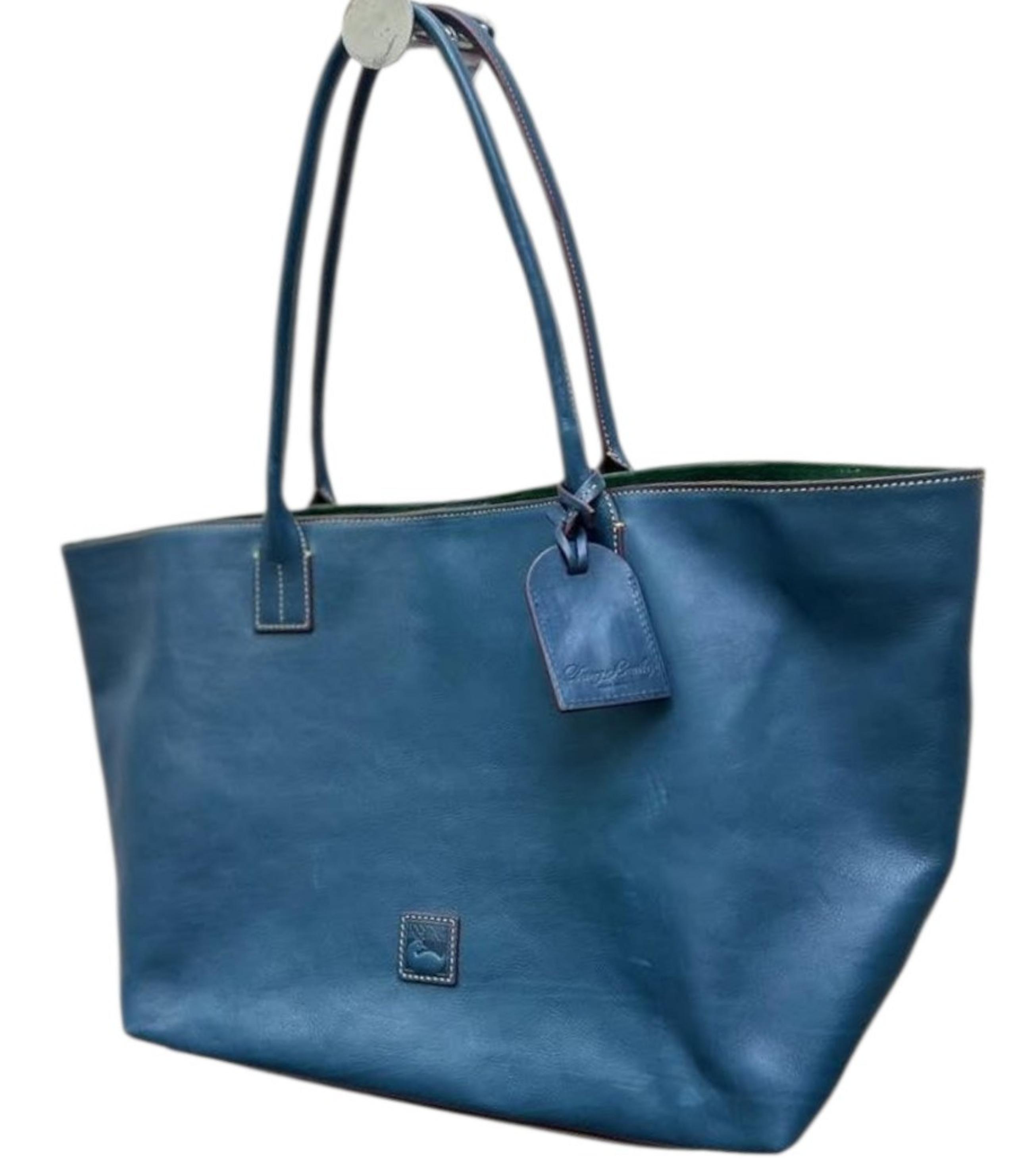 Dooney and Bourke Florentine Large Russell Tote in Denim