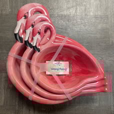 Tommy Bahama Pink Flamingo Nesting Serving Bowls