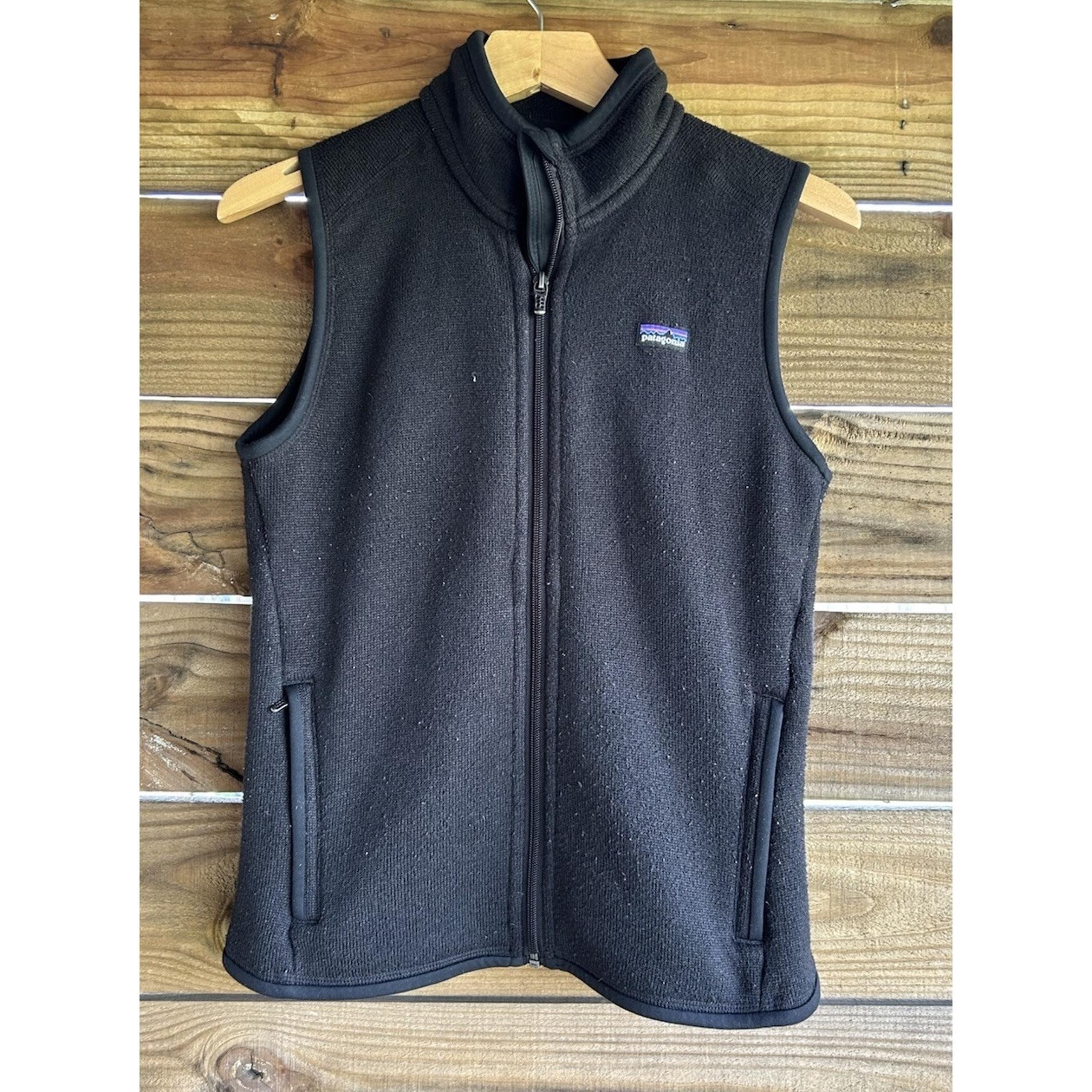 patagonia better sweater vest Womens Small Black