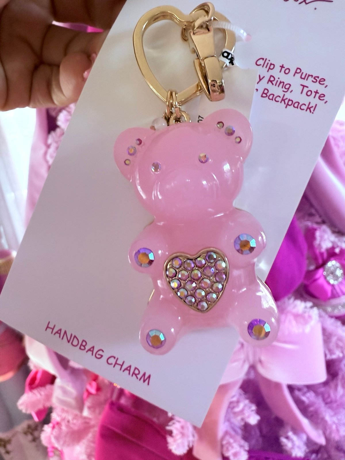 Betsey Johnson Keychain BEAR